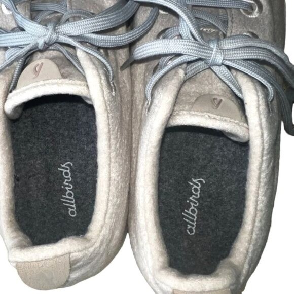 Allbirds Womens Wool Tennis Shoes Size 10 Lace-Up Beige Lightweight Comfortable - Picture 8 of 9